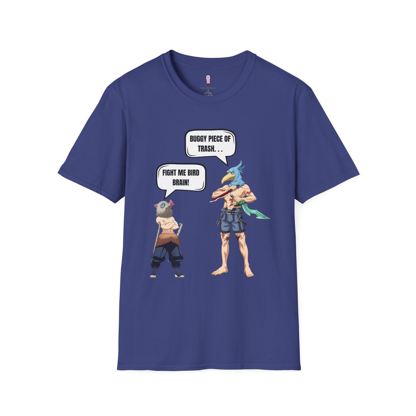 Shangri-la Frontier vs Demon Slayer- Boar Head vs Bird Brain Graphic Tee