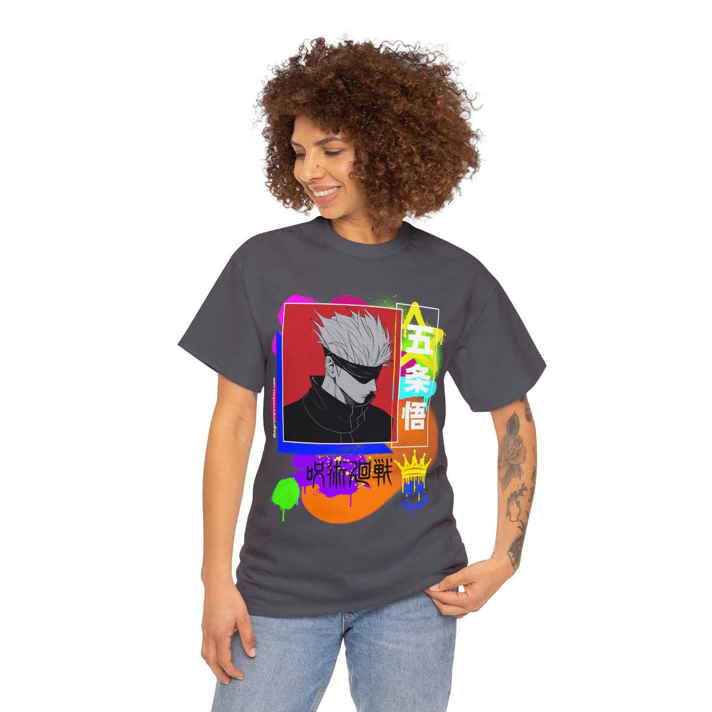 Jujutsu Kaisen - Emo Gojo Unisex Heavy Cotton Tee