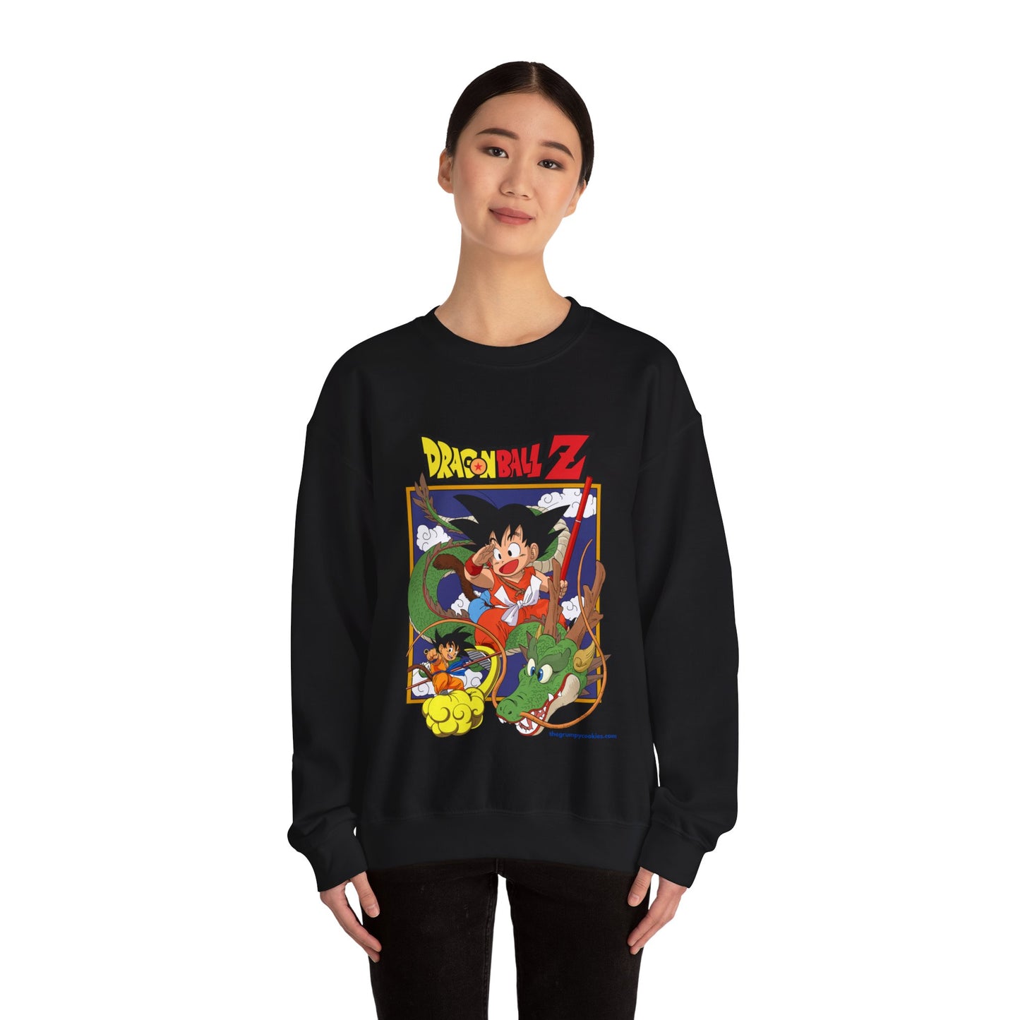 Dragon Ball - Old School DBZ Unisex Heavy Blend™ Crewneck Sweatshirt