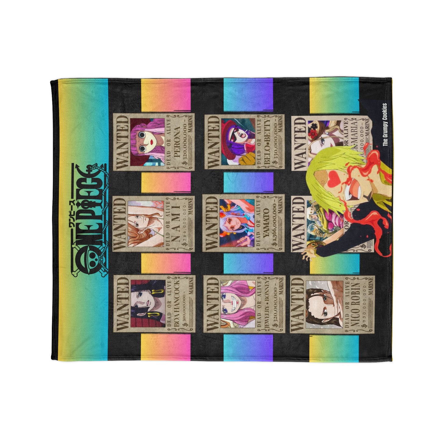 One Piece - Sanji In Love Polyester Blanket