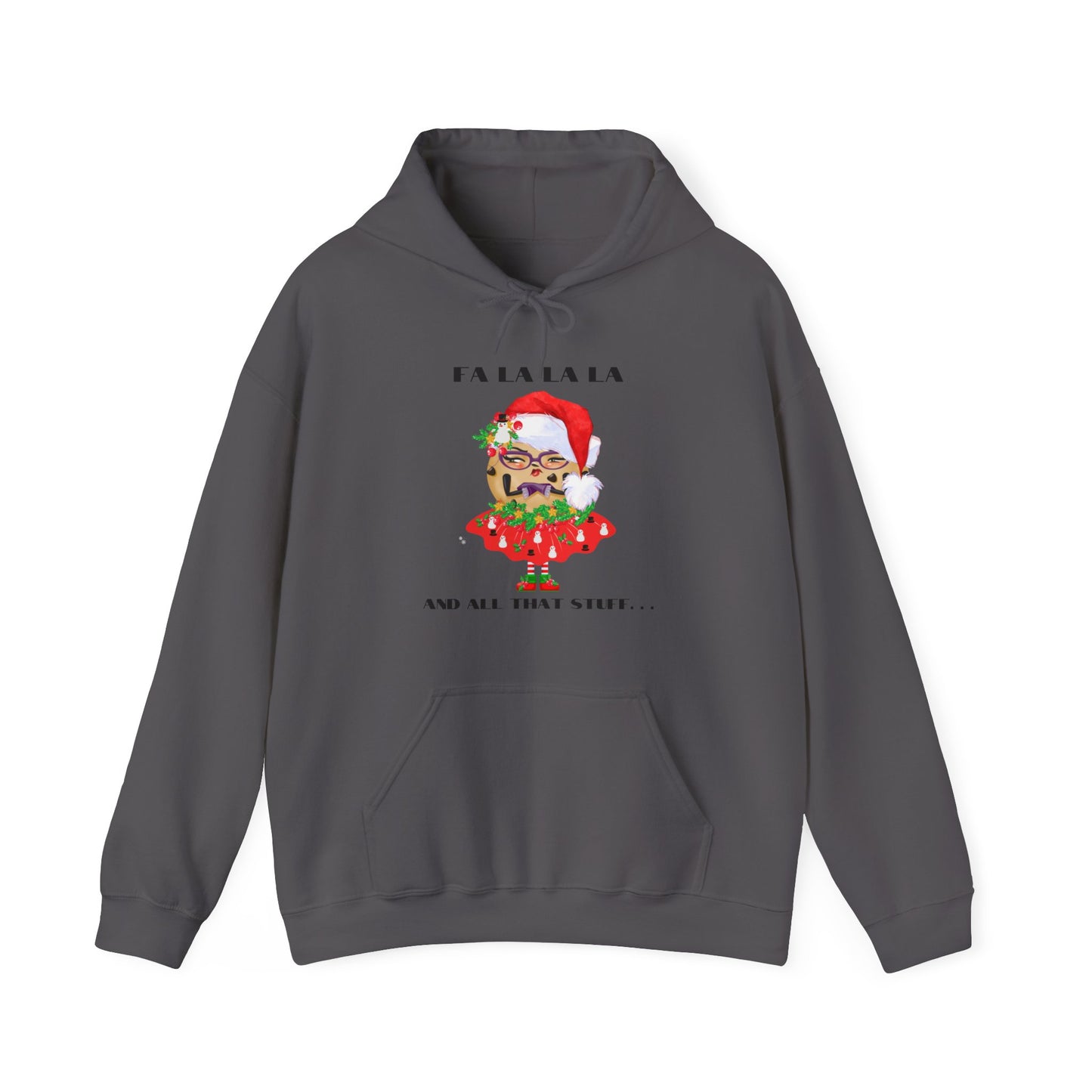 The Grumpy Cookies - Katrina Fa La La La Unisex Heavy Blend™ Hooded Sweatshirt