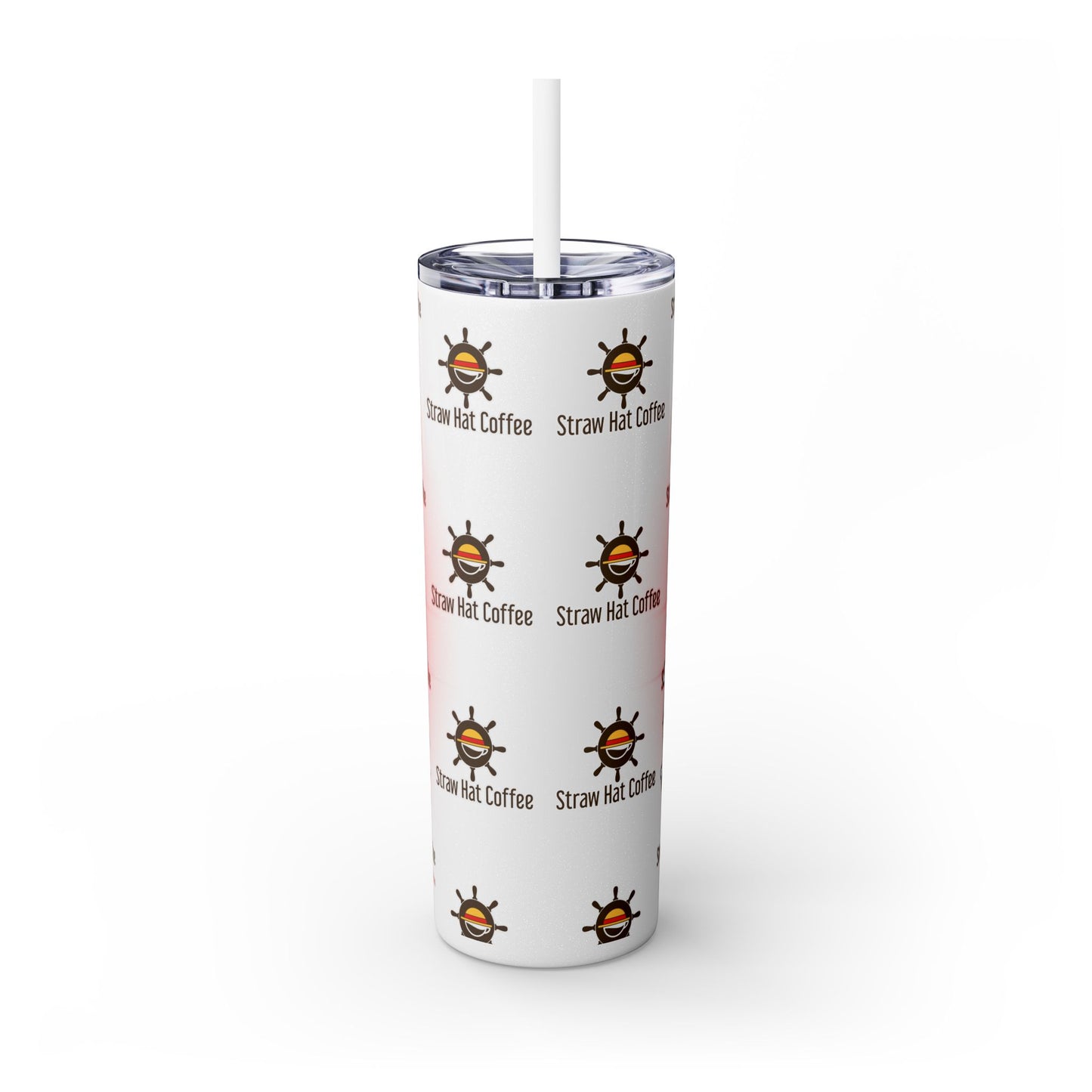 Straw Hat Coffee - Captain of the Crew 20oz Skinny Tumbler with Straw