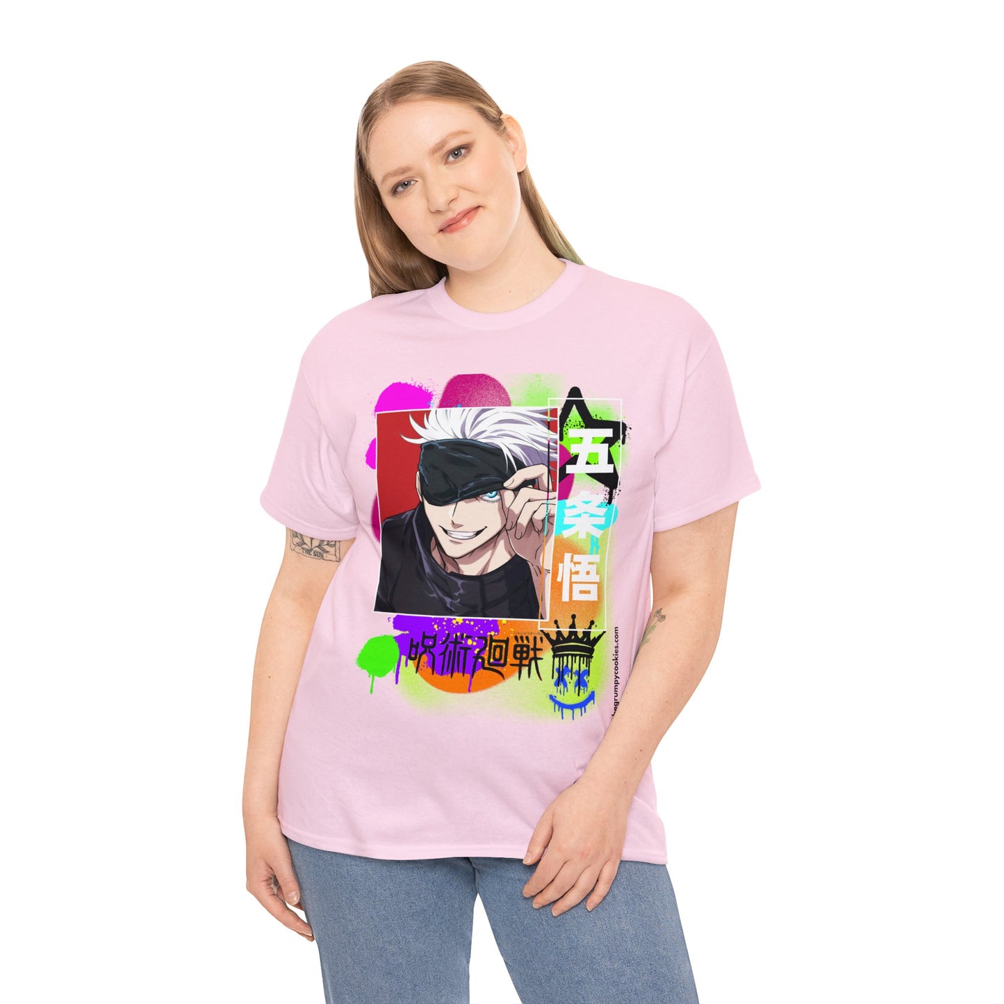 Jujutsu Kaisen - Peekaboo Gojo Unisex Heavy Cotton Tee