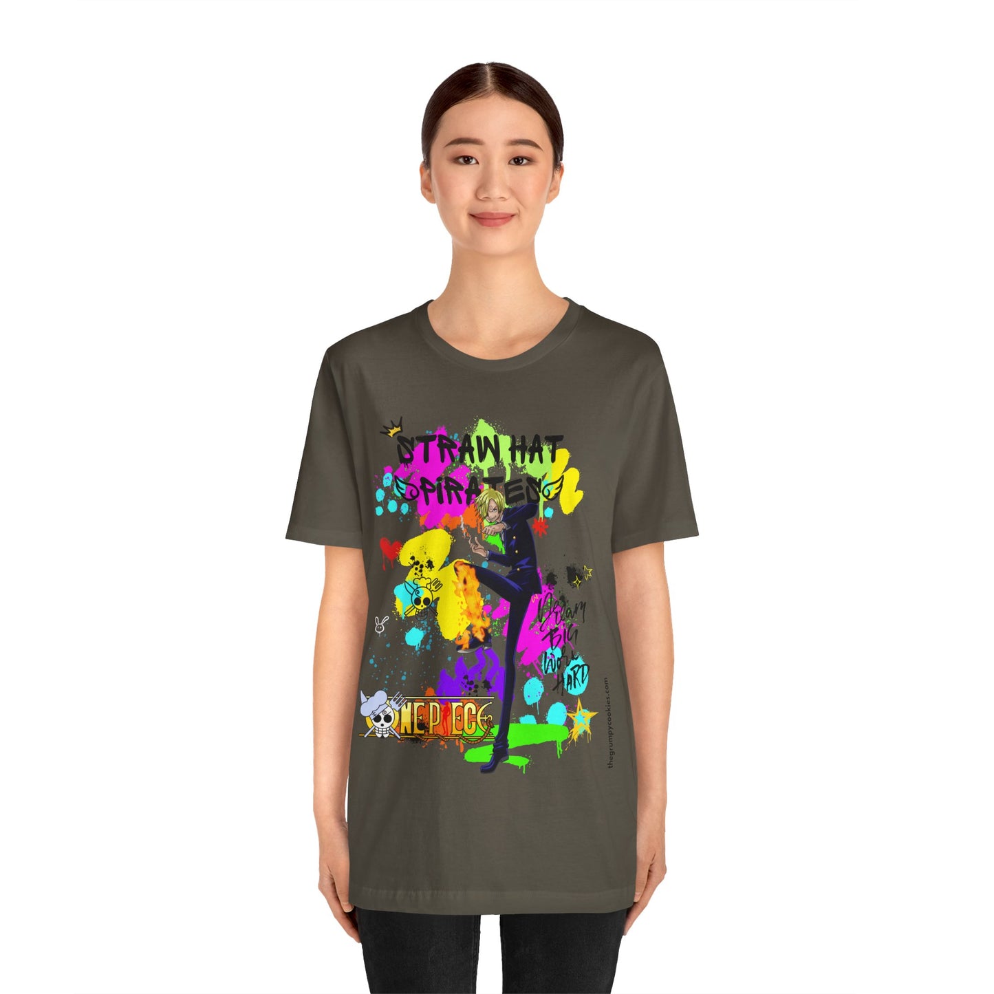One Piece - Graffiti Sanji Unisex Jersey Short Sleeve Tee
