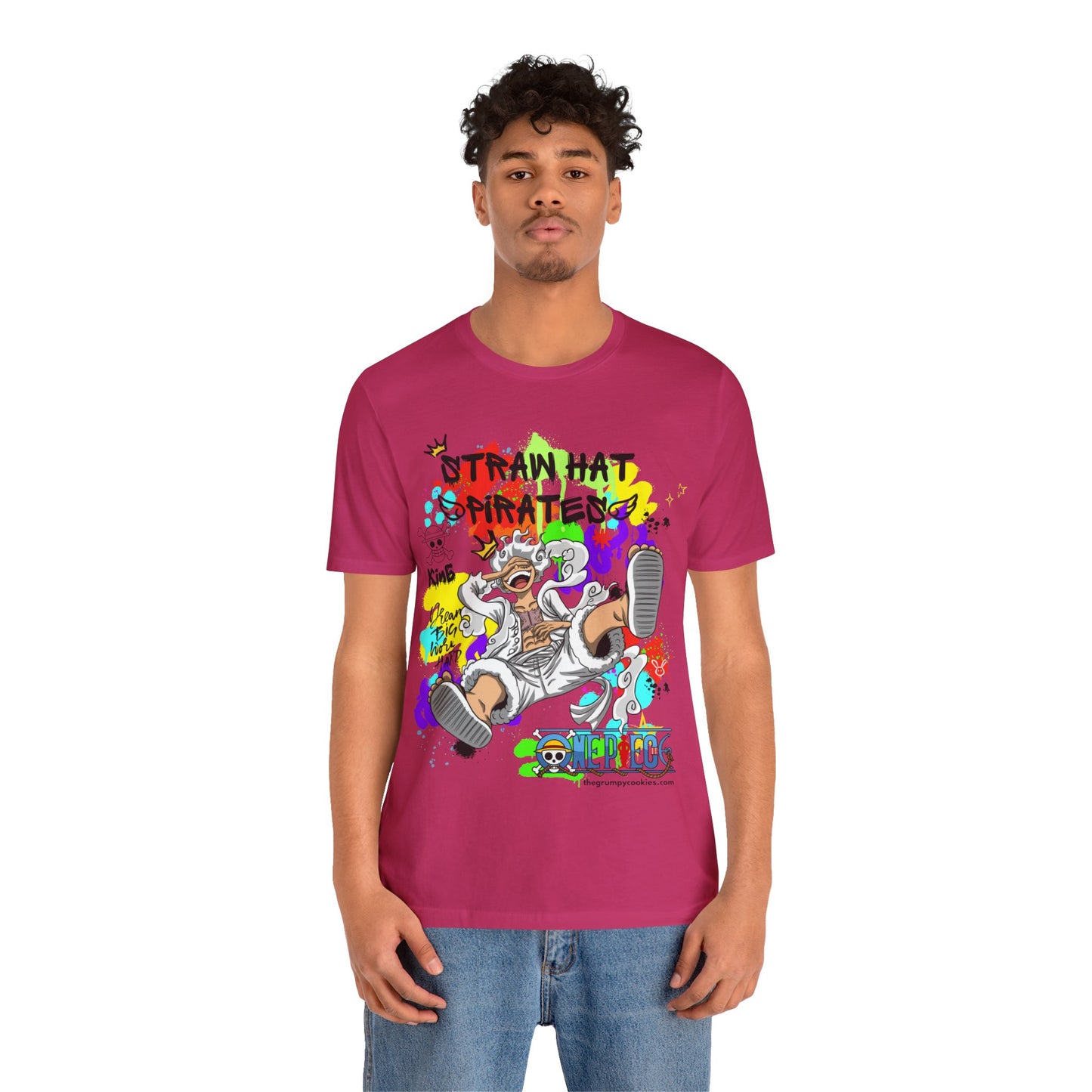 One Piece - Graffiti Luffy Unisex Jersey Short Sleeve Tee