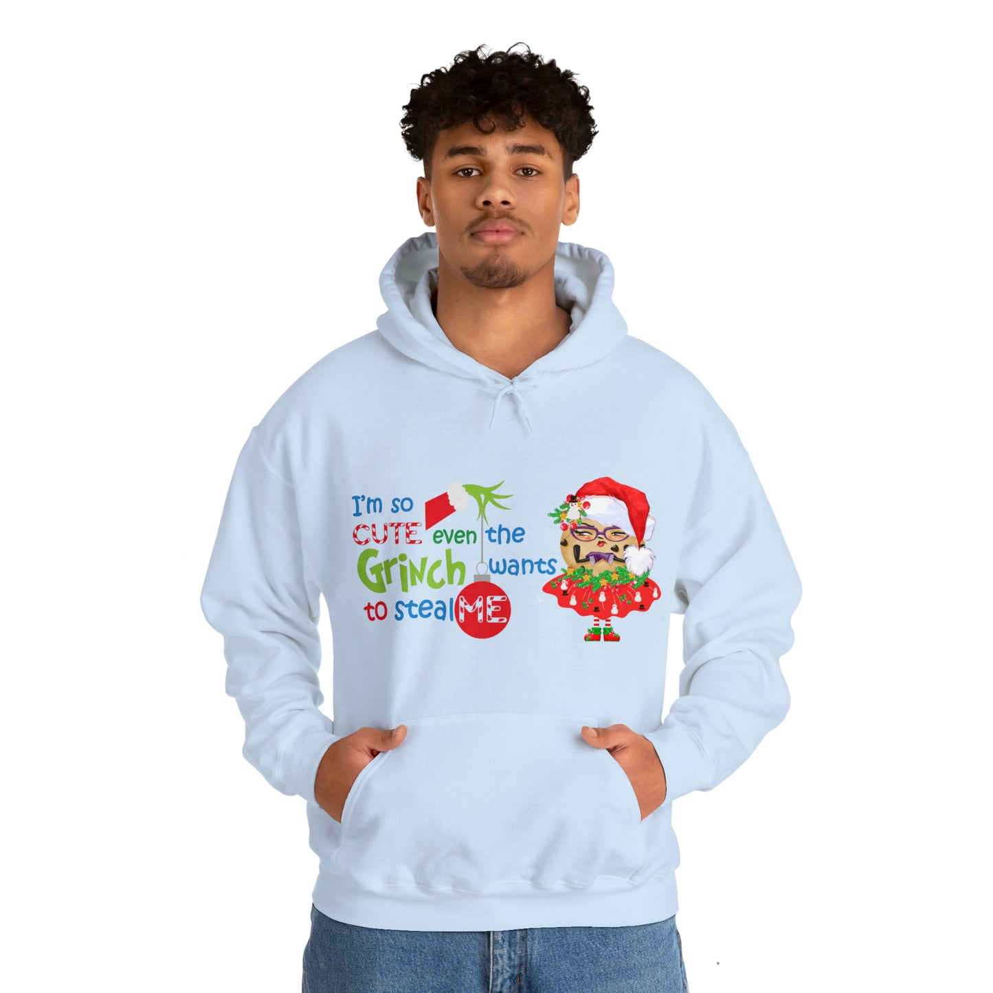 The Grumpy Cookies - Even the Grinch Loves TGC Unisex Heavy Blend™ Hooded Sweatshirt