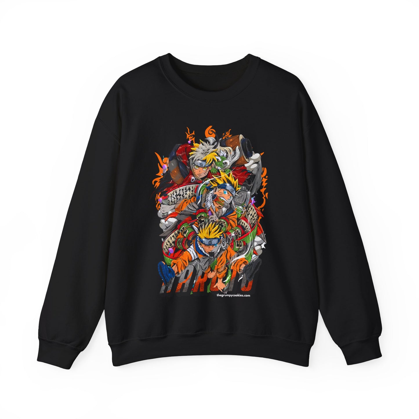 Naruto - The many faces of Naruto Unisex Heavy Blend™ Crewneck Sweatshirt