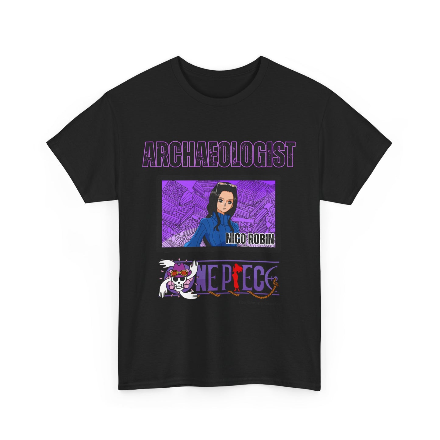 One Piece - Archaeologist Robin Unisex Heavy Cotton Tee