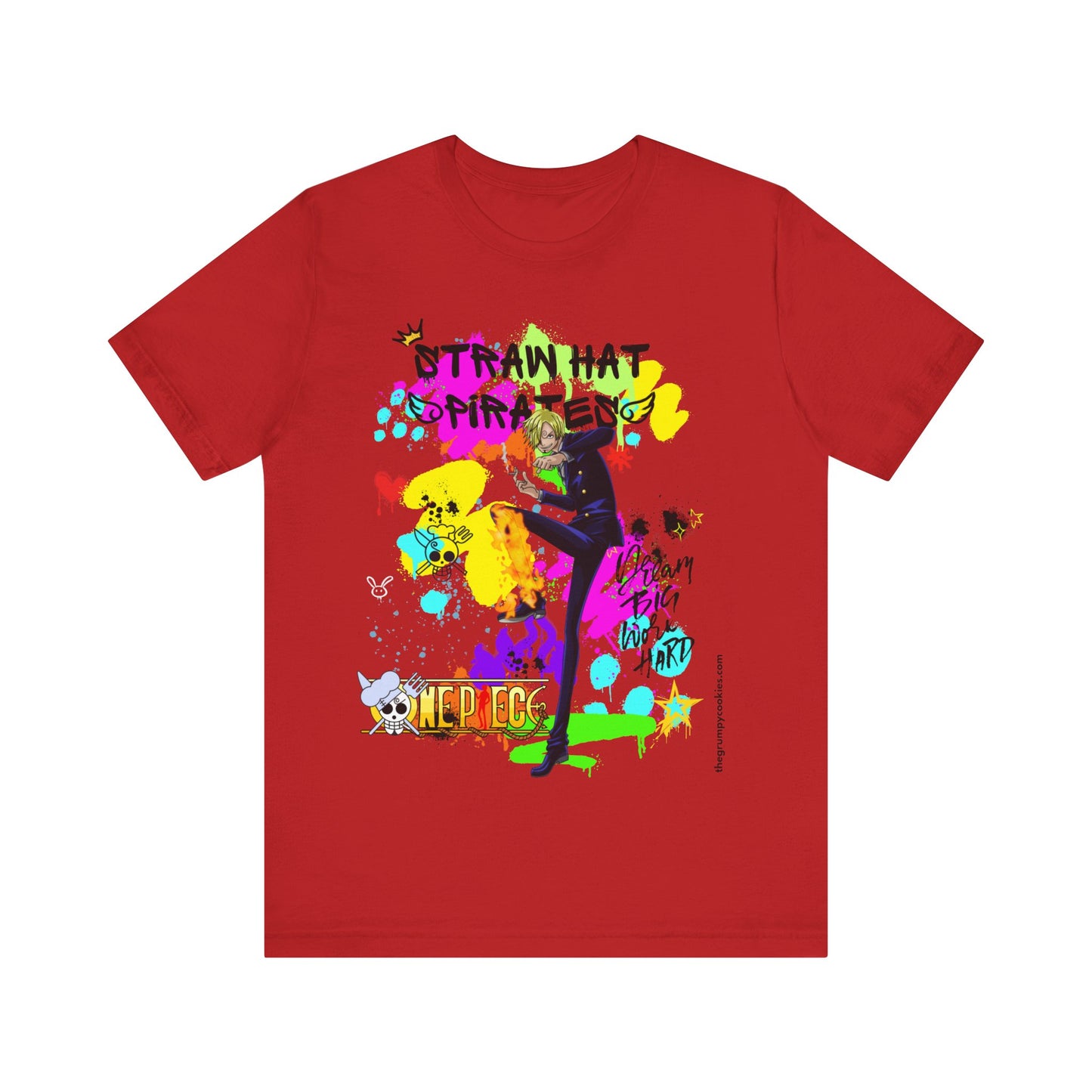 One Piece - Graffiti Sanji Unisex Jersey Short Sleeve Tee