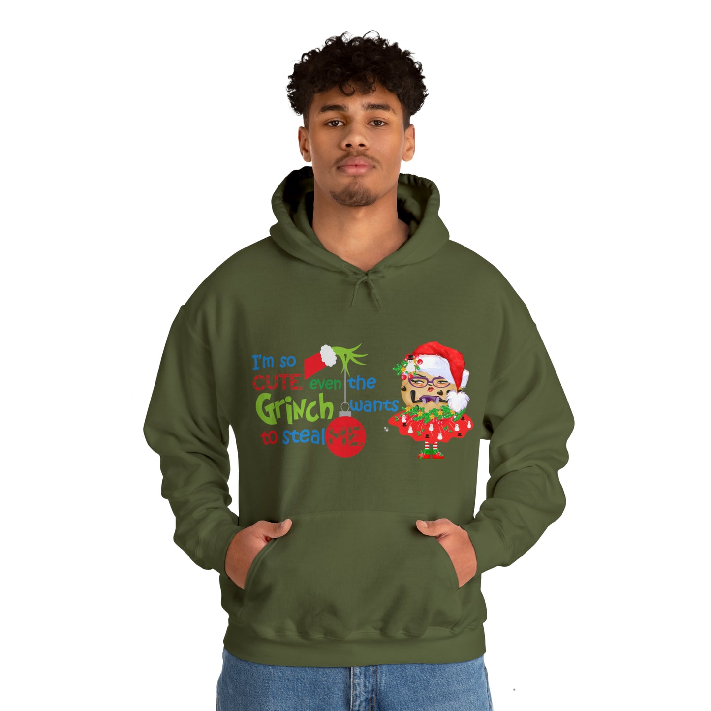 The Grumpy Cookies - Even the Grinch Loves TGC Unisex Heavy Blend™ Hooded Sweatshirt