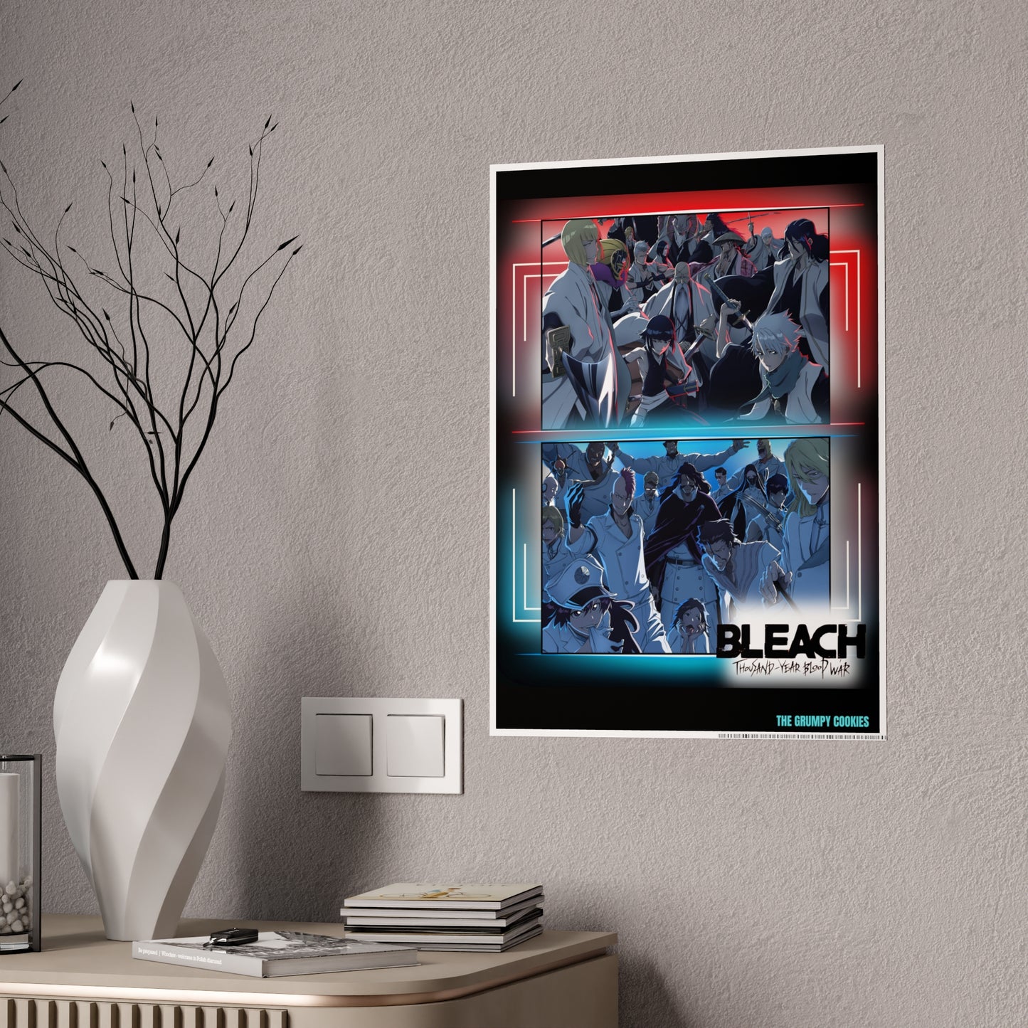Bleach - Quincy vs Reaper Art Print