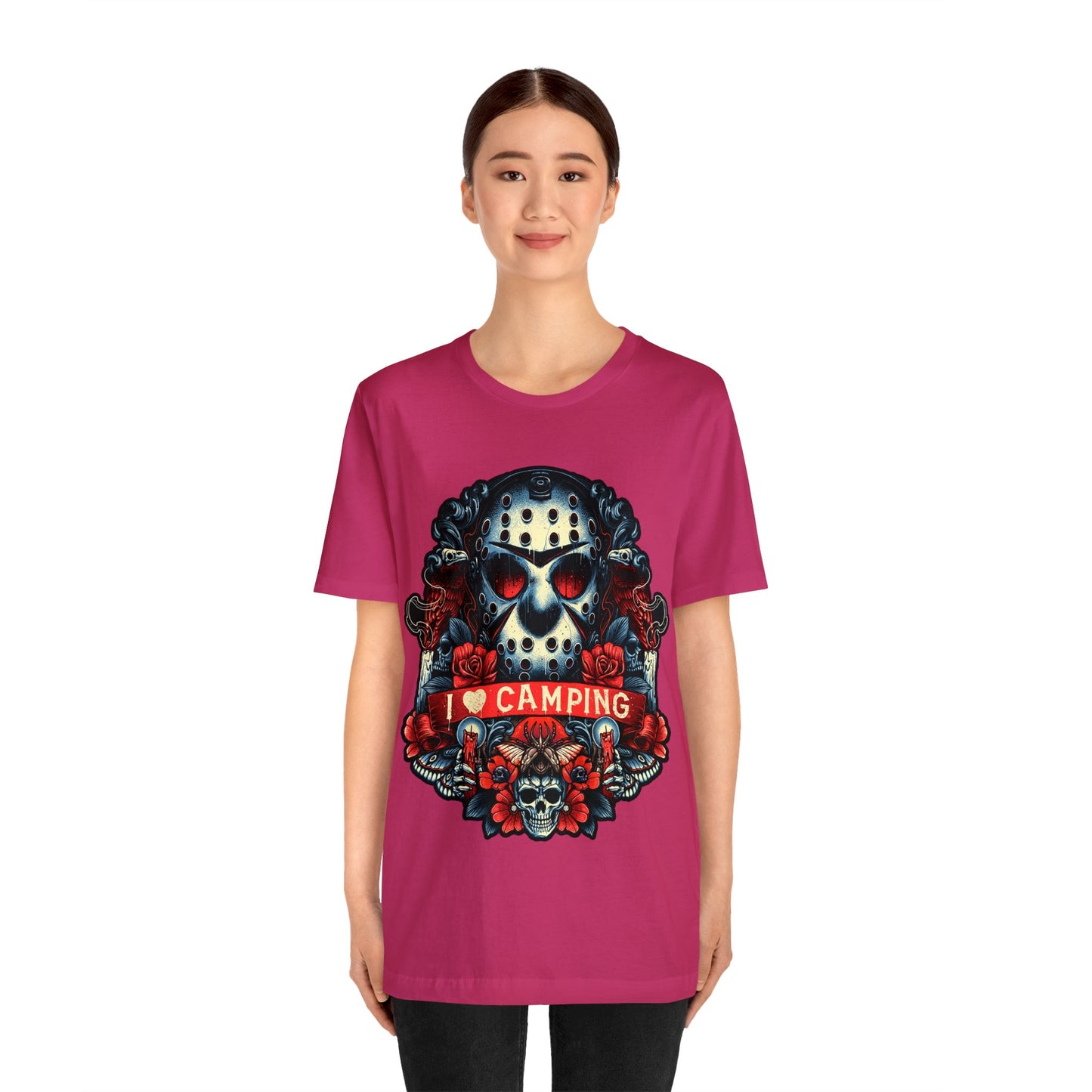 Friday the 13th - I Heart Camping Short Sleeve Tee