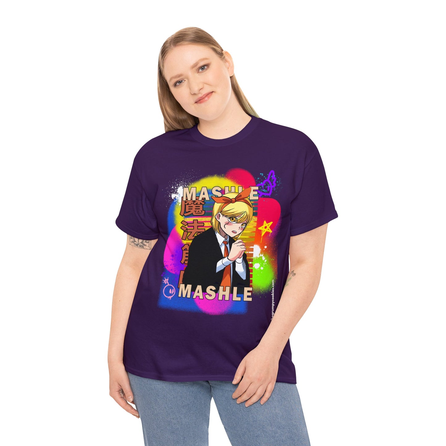 Mashle - Lemon Irvine Graffiti Unisex Heavy Cotton Tee