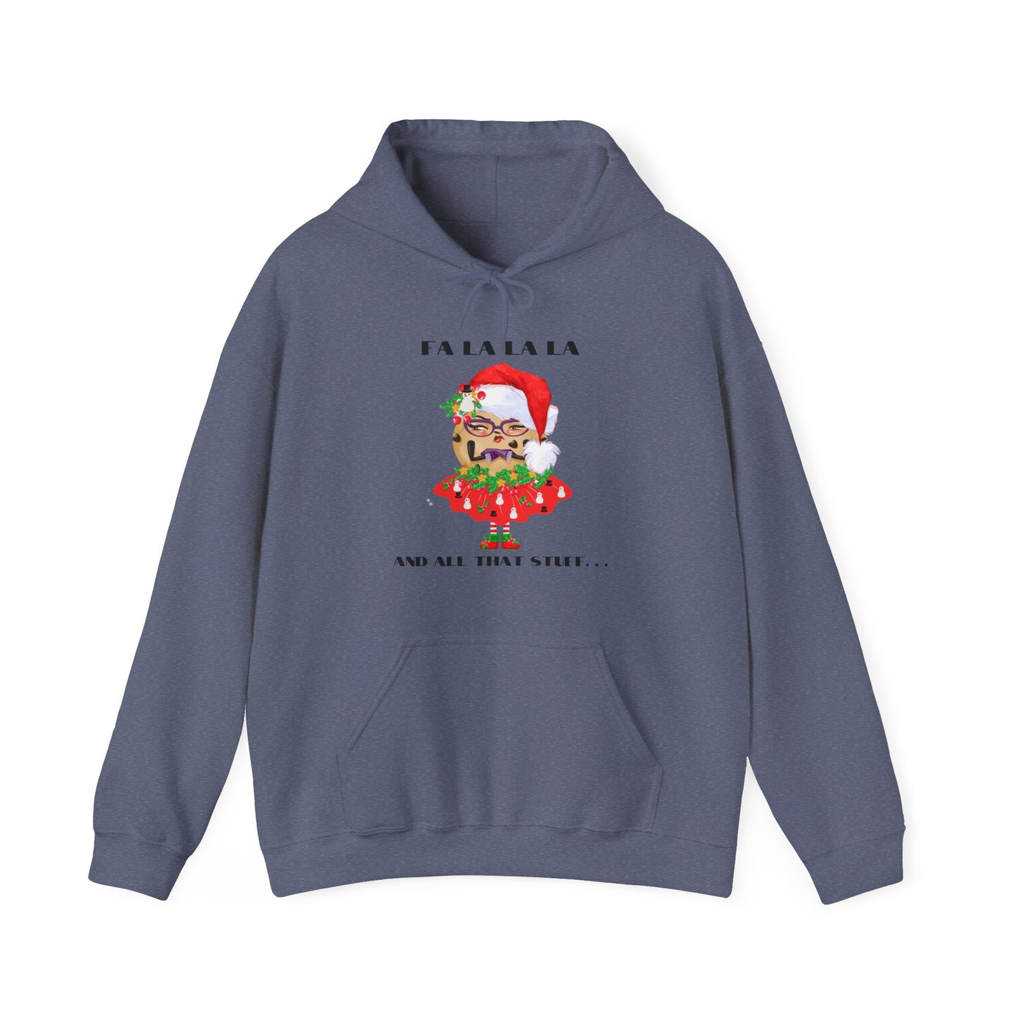 The Grumpy Cookies - Katrina Fa La La La Unisex Heavy Blend™ Hooded Sweatshirt