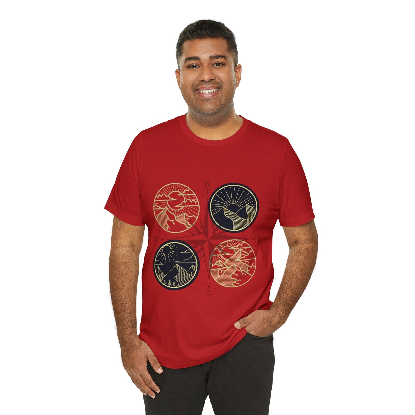 The Grumpy Cookies - Compass Short Sleeve Tee