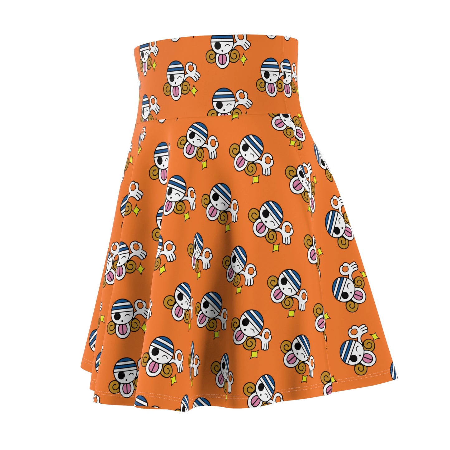 One Piece - Nami's Jolly Roger Women's Skater Blue Skirt