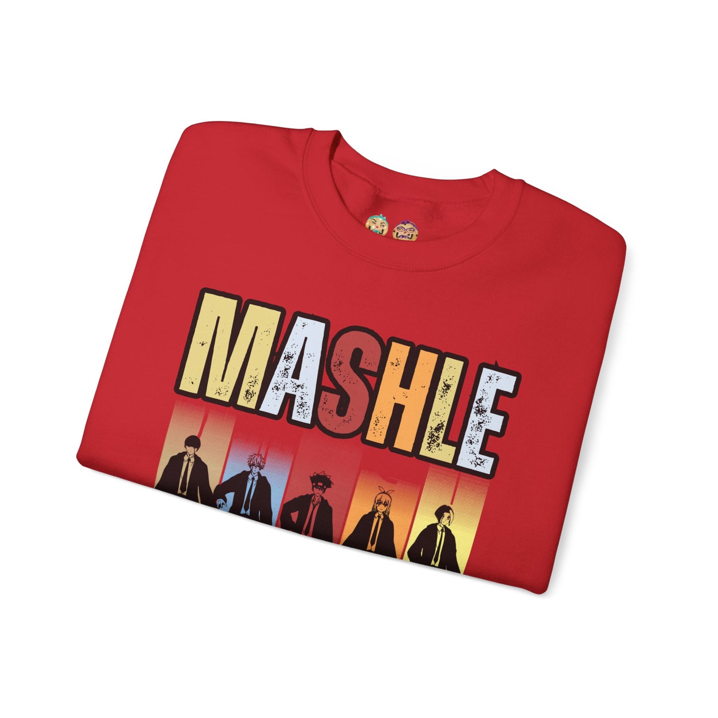 Mashle - Team No Magic Unisex Heavy Blend™ Crewneck Sweatshirt