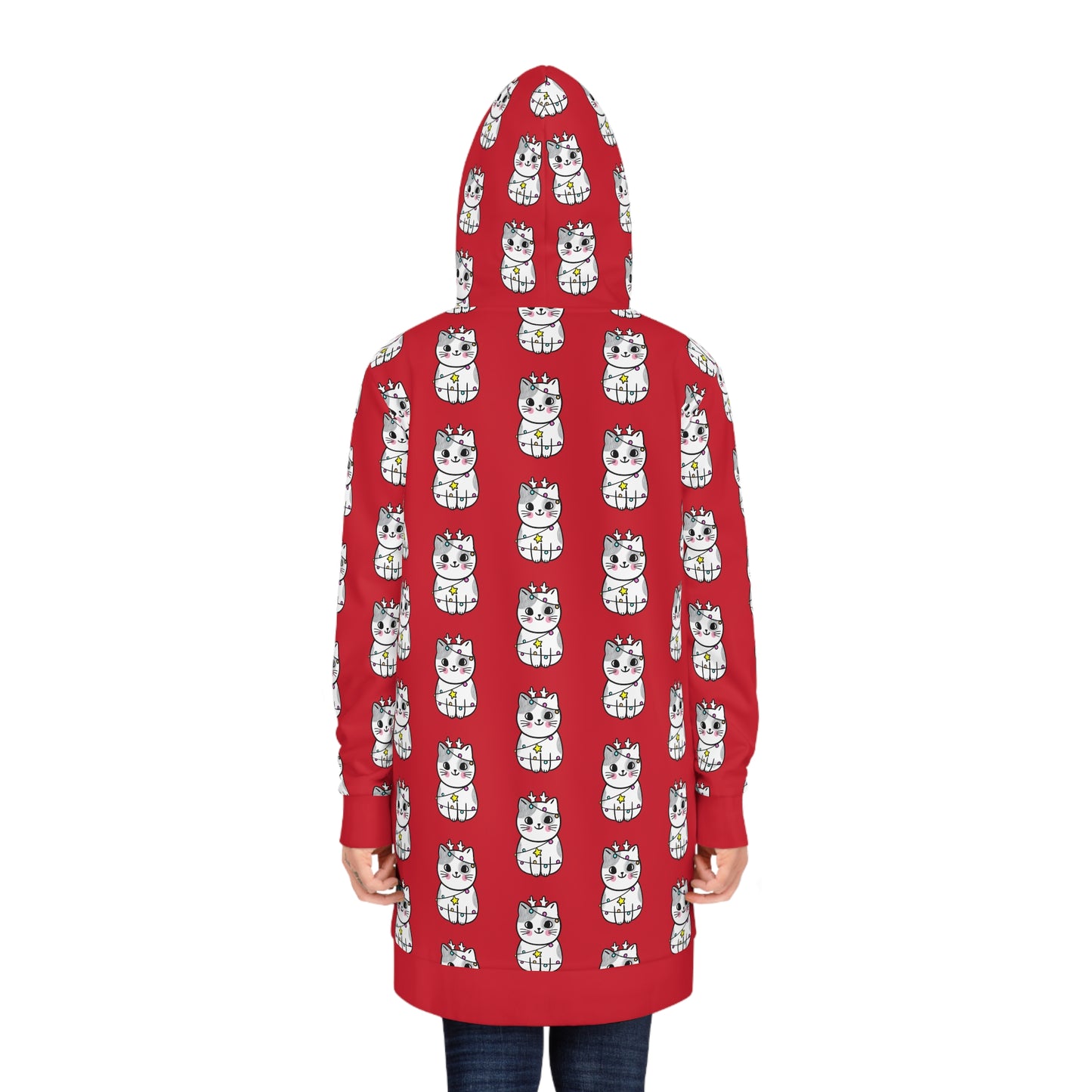 The Grumpy Cookies - Tangled Reindeer Kitty Women's Hoodie Dress