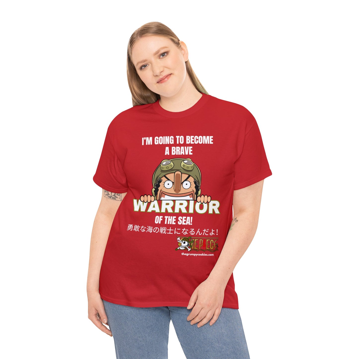 One Piece - Brave Warrior of the Sea Unisex Heavy Cotton Tee