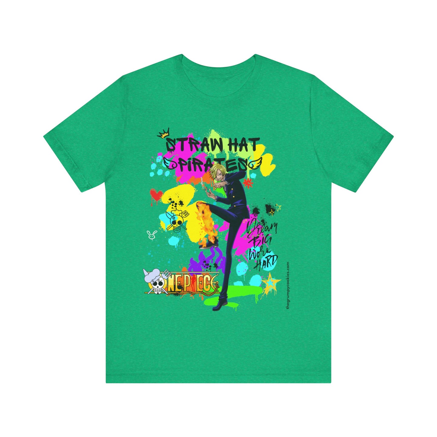 One Piece - Graffiti Sanji Unisex Jersey Short Sleeve Tee