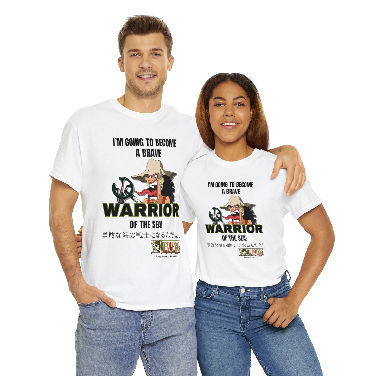 One Piece - Brave-ish Warrior of the Sea Unisex Heavy Cotton Tee
