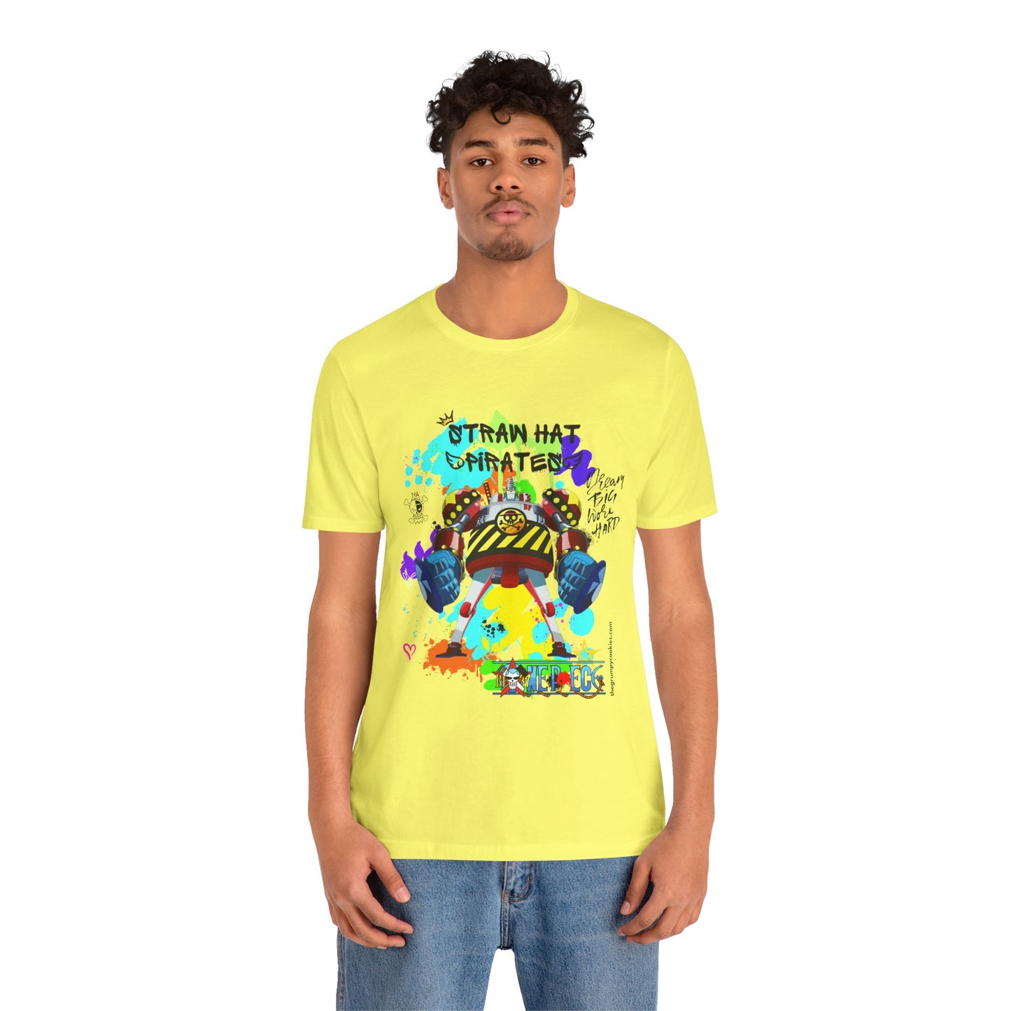 One Piece - Graffiti General Franky Unisex Jersey Short Sleeve Tee