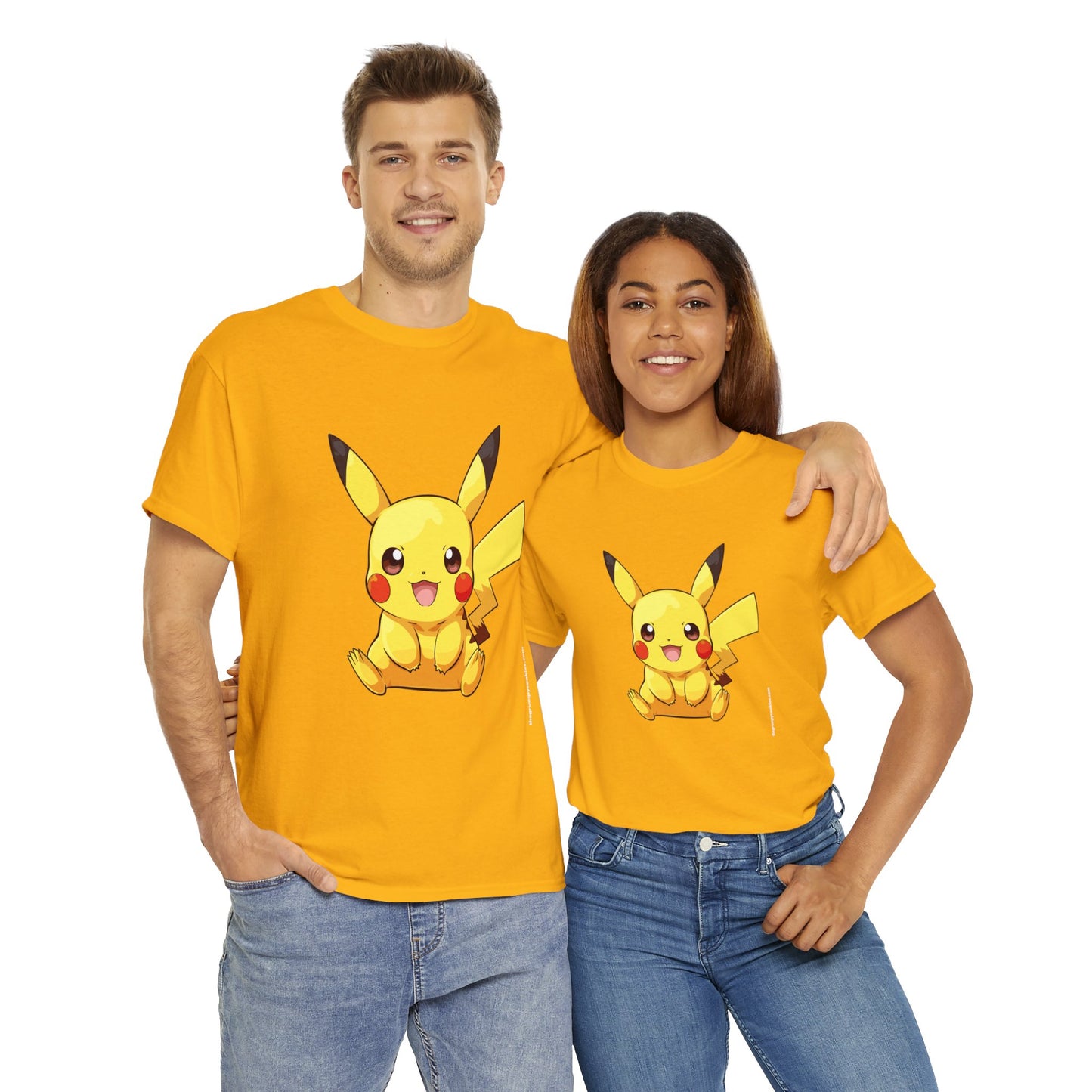 Pokemon - Pika P Unisex Heavy Cotton Tee
