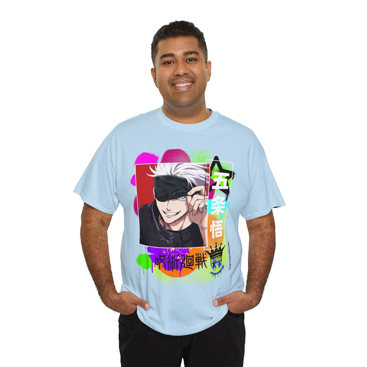 Jujutsu Kaisen - Peekaboo Gojo Unisex Heavy Cotton Tee