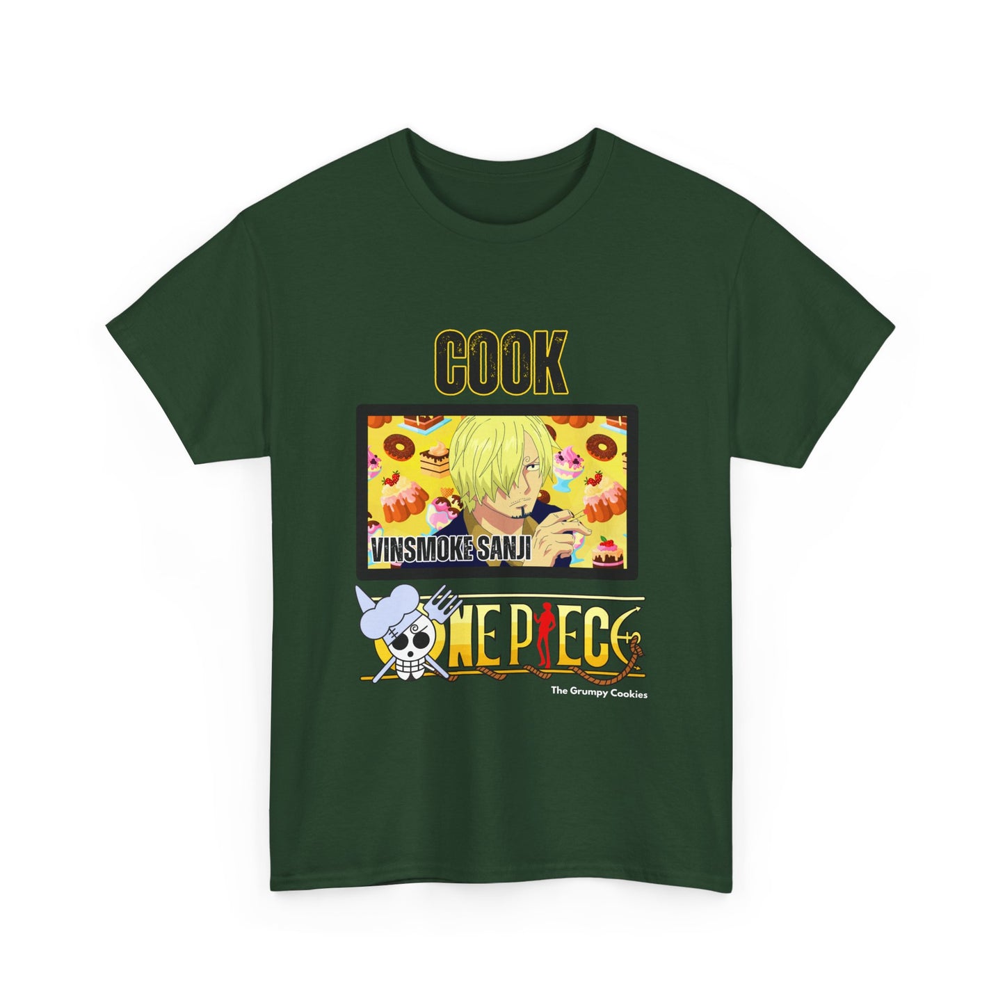 One Piece - Cook Sanji Unisex Heavy Cotton Tee