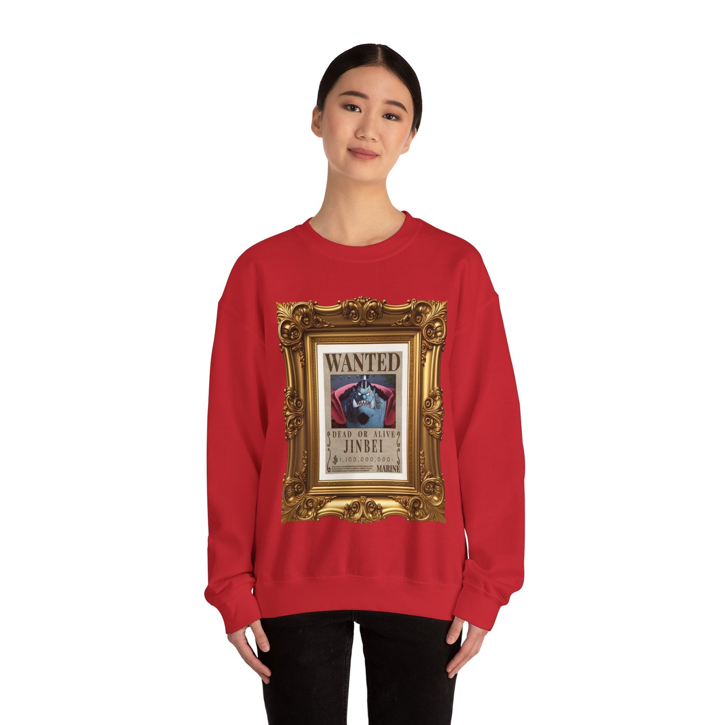One Piece - Fine Art Jimbei Unisex Heavy Blend™ Crewneck Sweatshirt