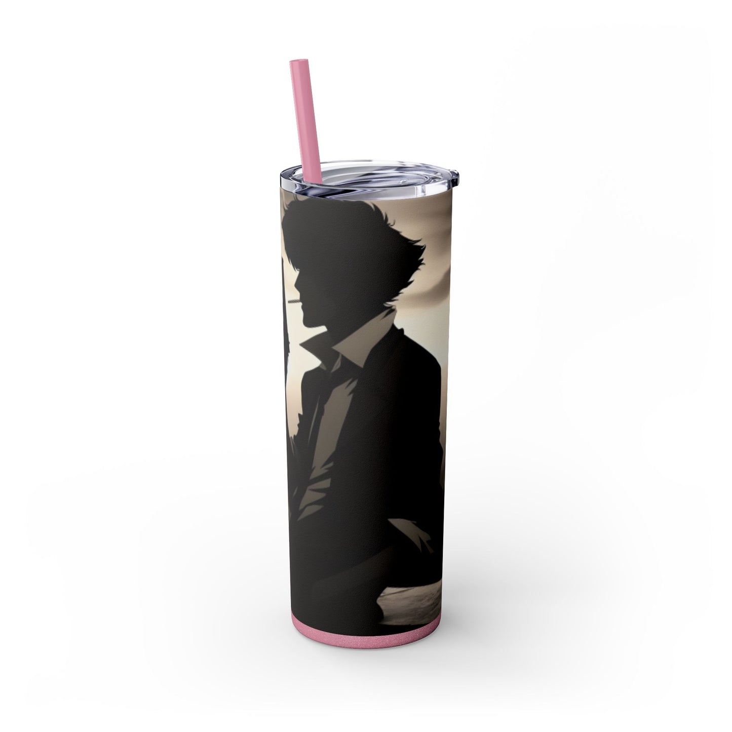 Cowboy Bebop - Spike in the City Skinny Tumbler with Straw, 20oz