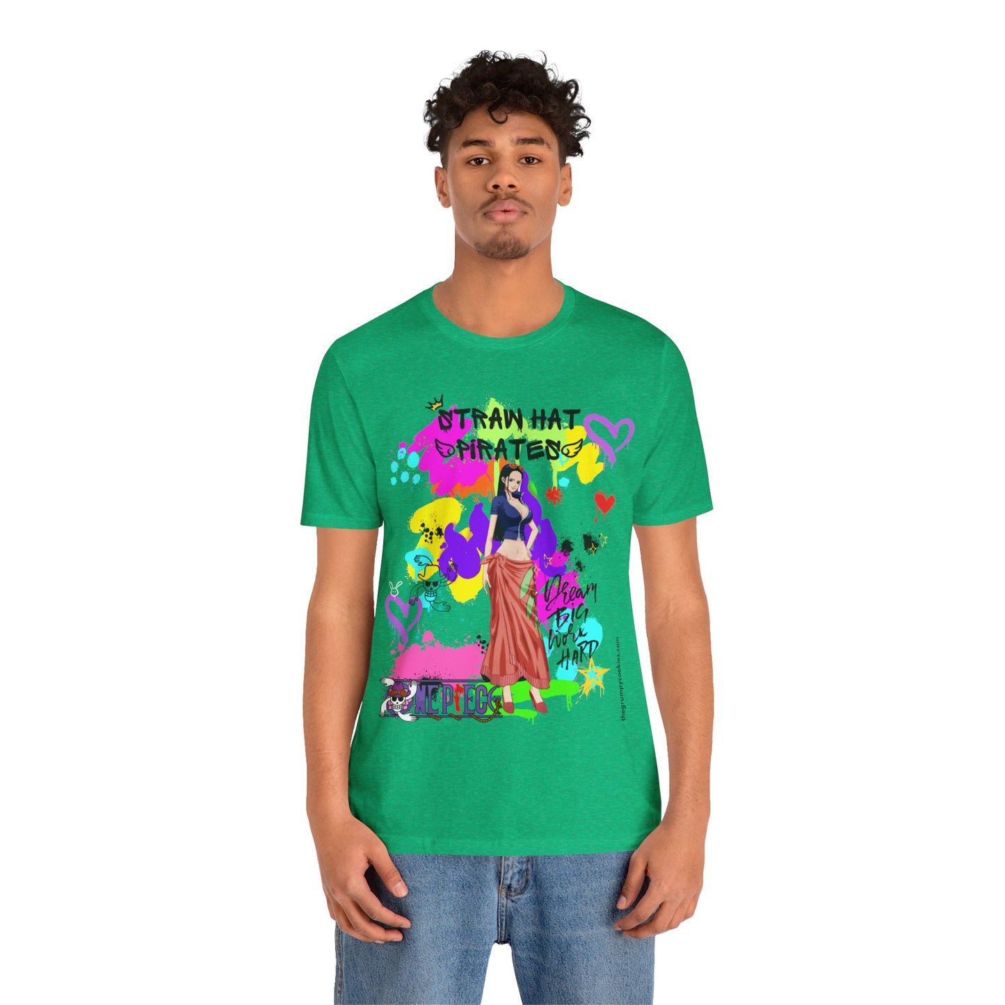One Piece - Graffiti Robin Unisex Jersey Short Sleeve Tee