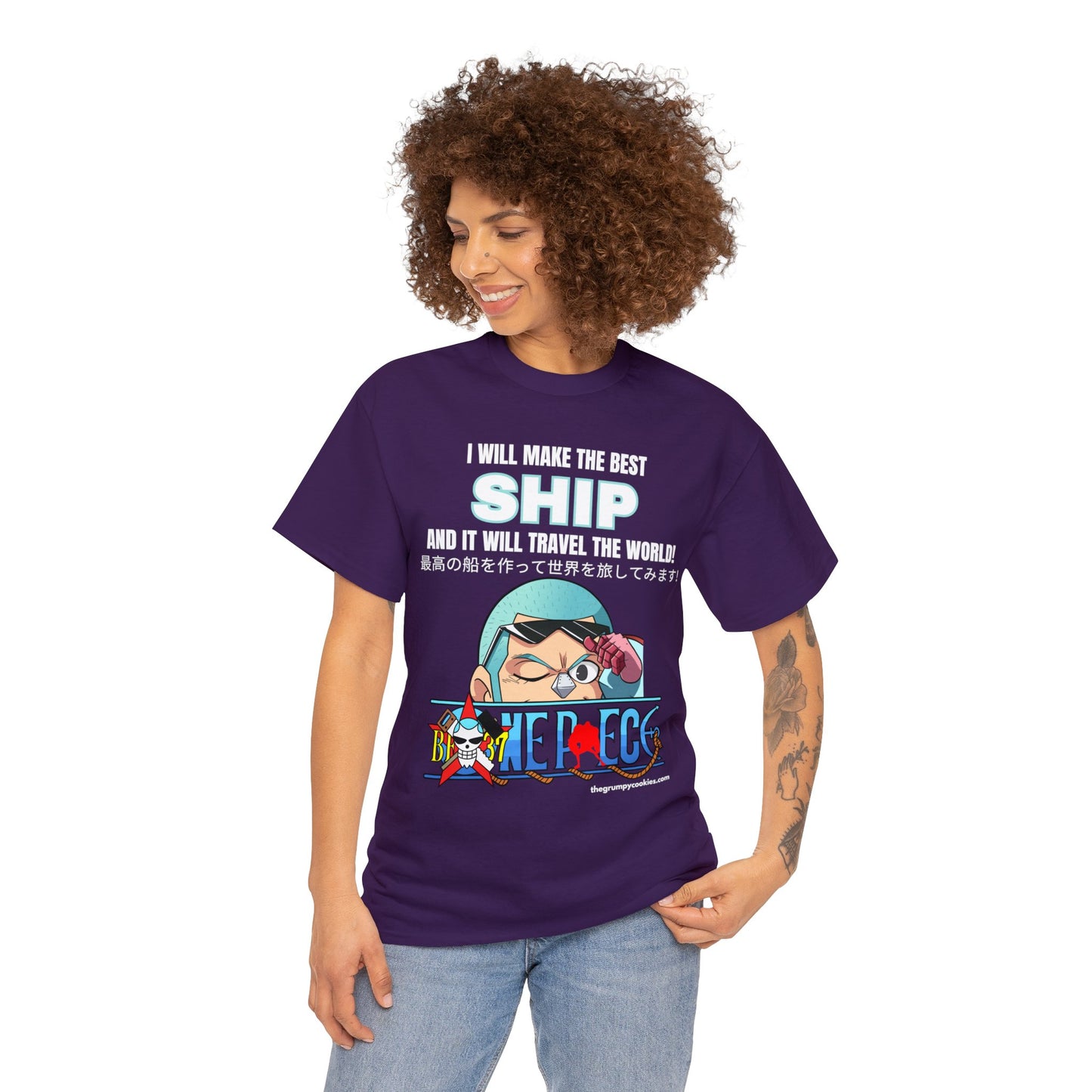 One Piece - World's Greatest Shipwright Unisex Heavy Cotton Tee