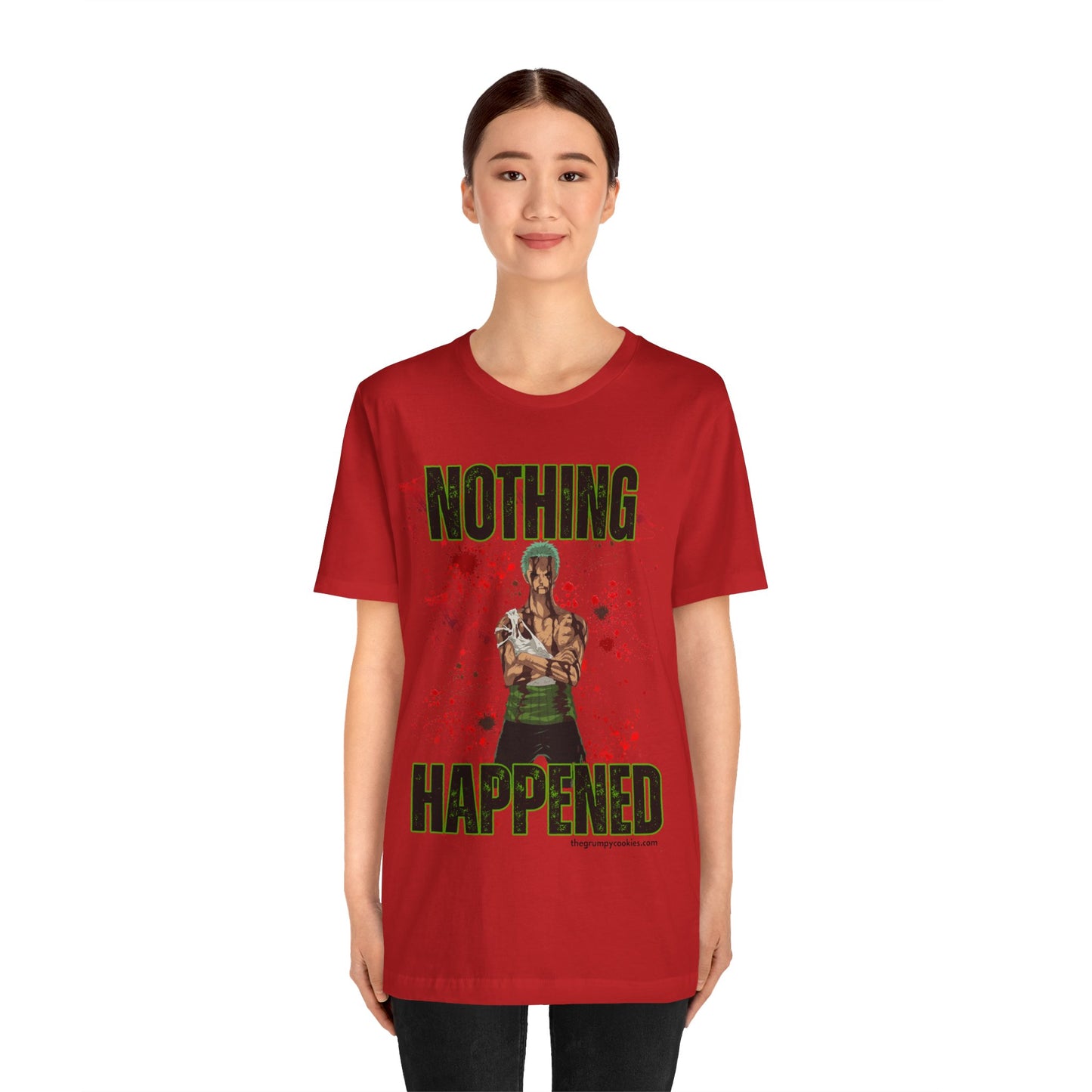 One Piece - Nothing Happened Unisex Jersey Short Sleeve Tee