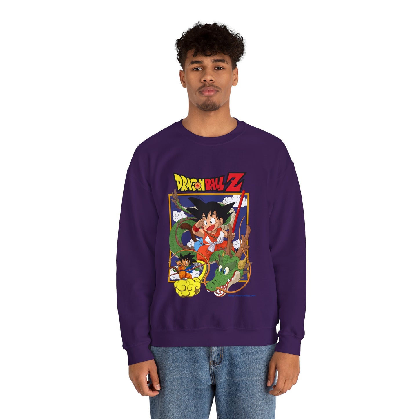 Dragon Ball - Old School DBZ Unisex Heavy Blend™ Crewneck Sweatshirt