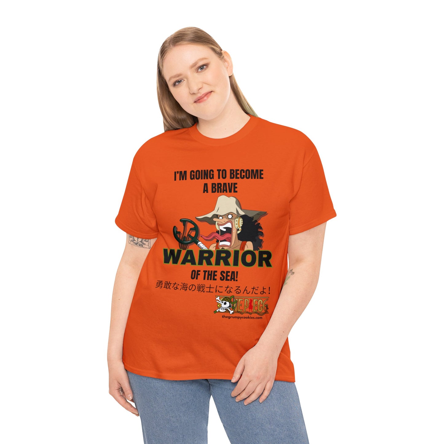 One Piece - Brave-ish Warrior of the Sea Unisex Heavy Cotton Tee