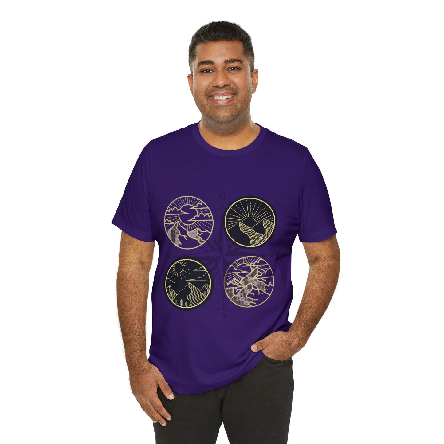 The Grumpy Cookies - Compass Short Sleeve Tee