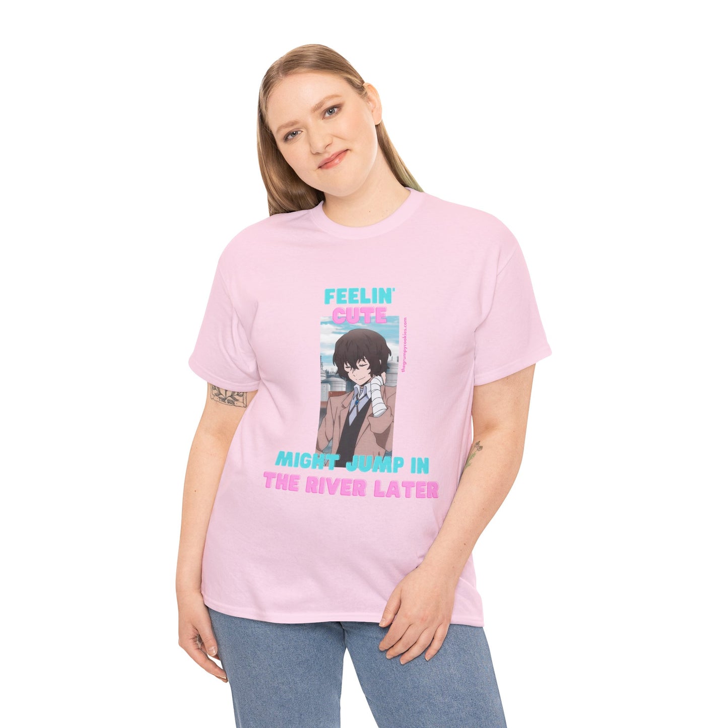 Bungo Stray Dogs - Feelin' Cute Unisex Heavy Cotton Tee