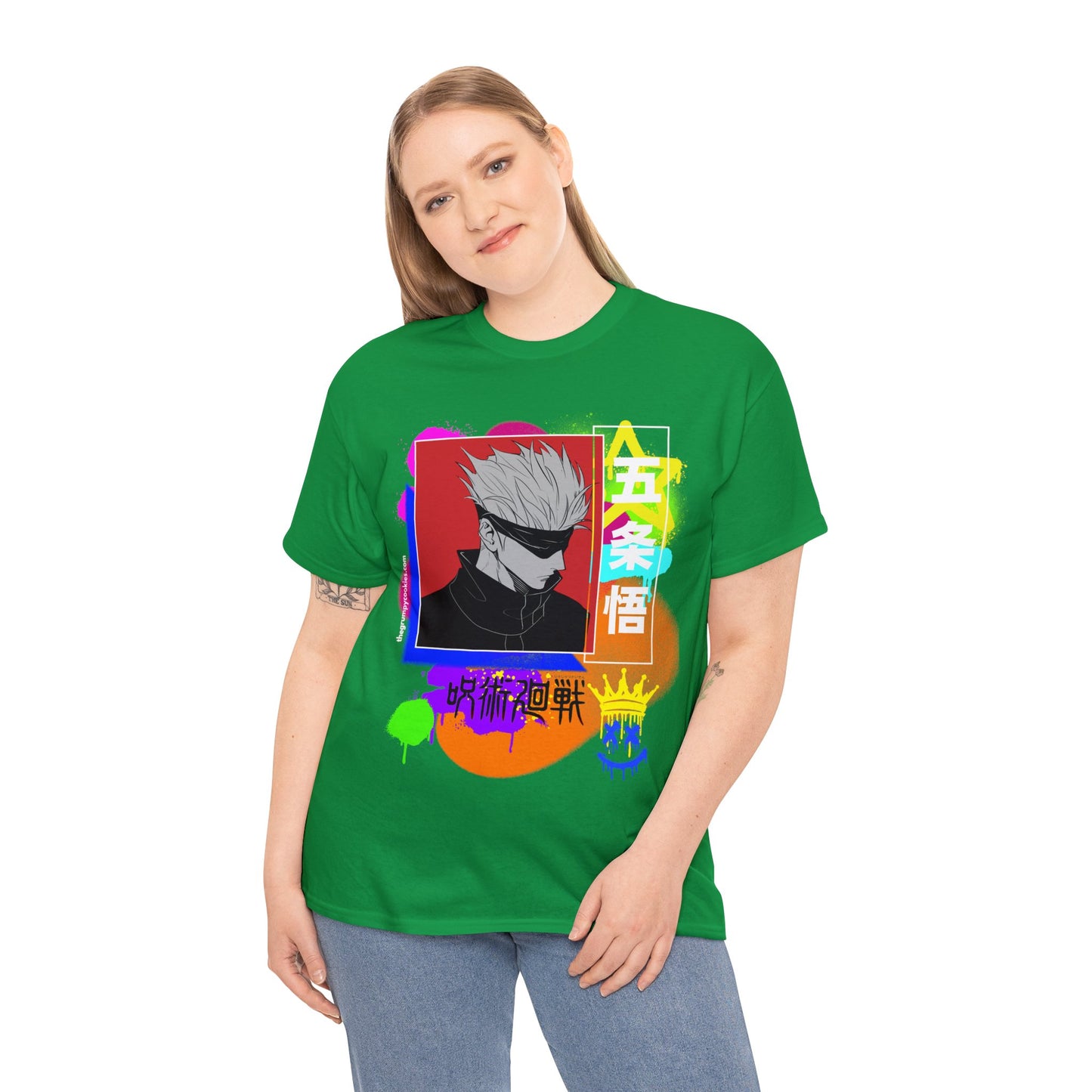 Jujutsu Kaisen - Emo Gojo Unisex Heavy Cotton Tee
