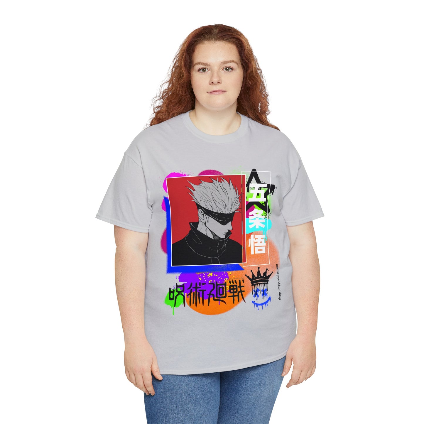Jujutsu Kaisen - Emo Gojo Unisex Heavy Cotton Tee