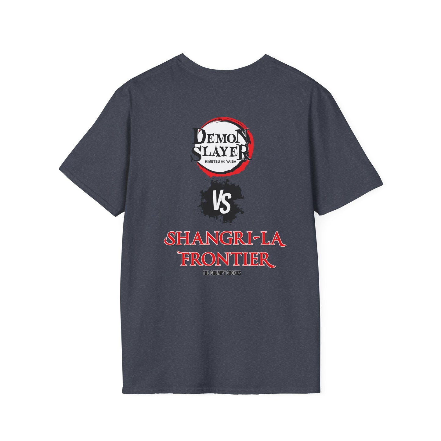 Shangri-la Frontier vs Demon Slayer- Boar Head vs Bird Brain Graphic Tee