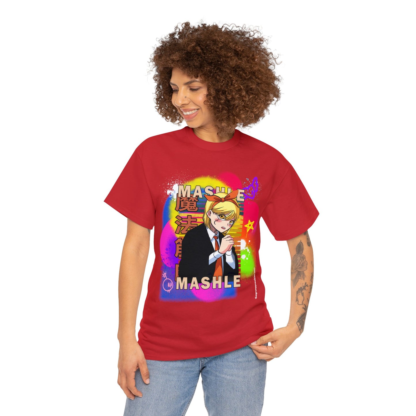 Mashle - Lemon Irvine Graffiti Unisex Heavy Cotton Tee