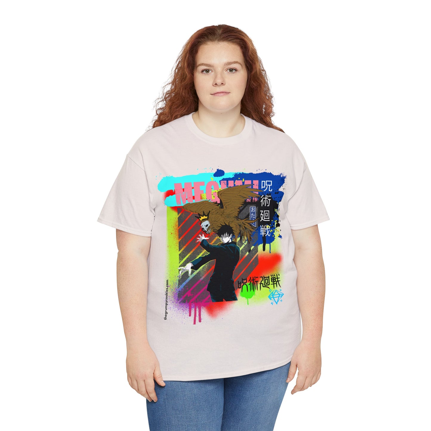 Jujutsu Kaisen - Megumi & Nue Unisex Heavy Cotton Tee