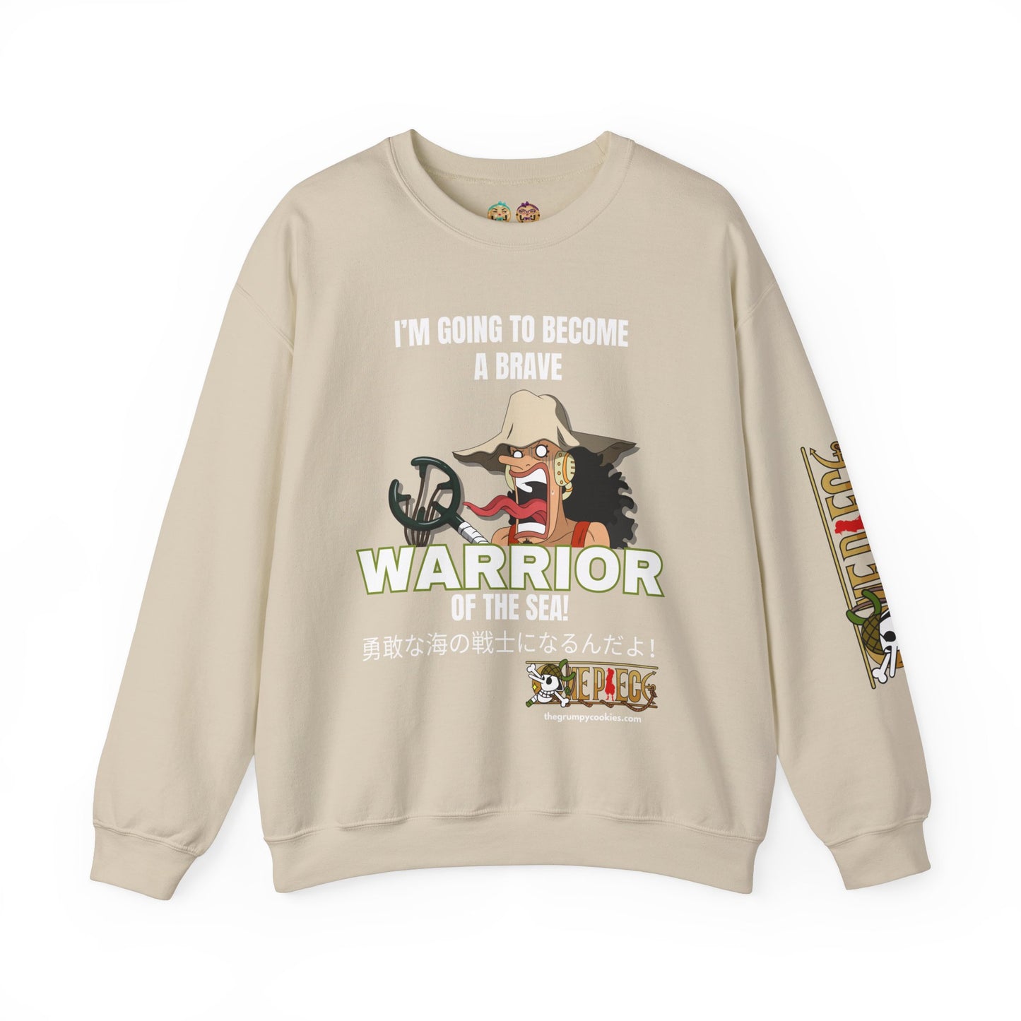 One Piece - Brave-ish Warrior of the Sea Unisex Heavy Blend™ Crewneck Sweatshirt