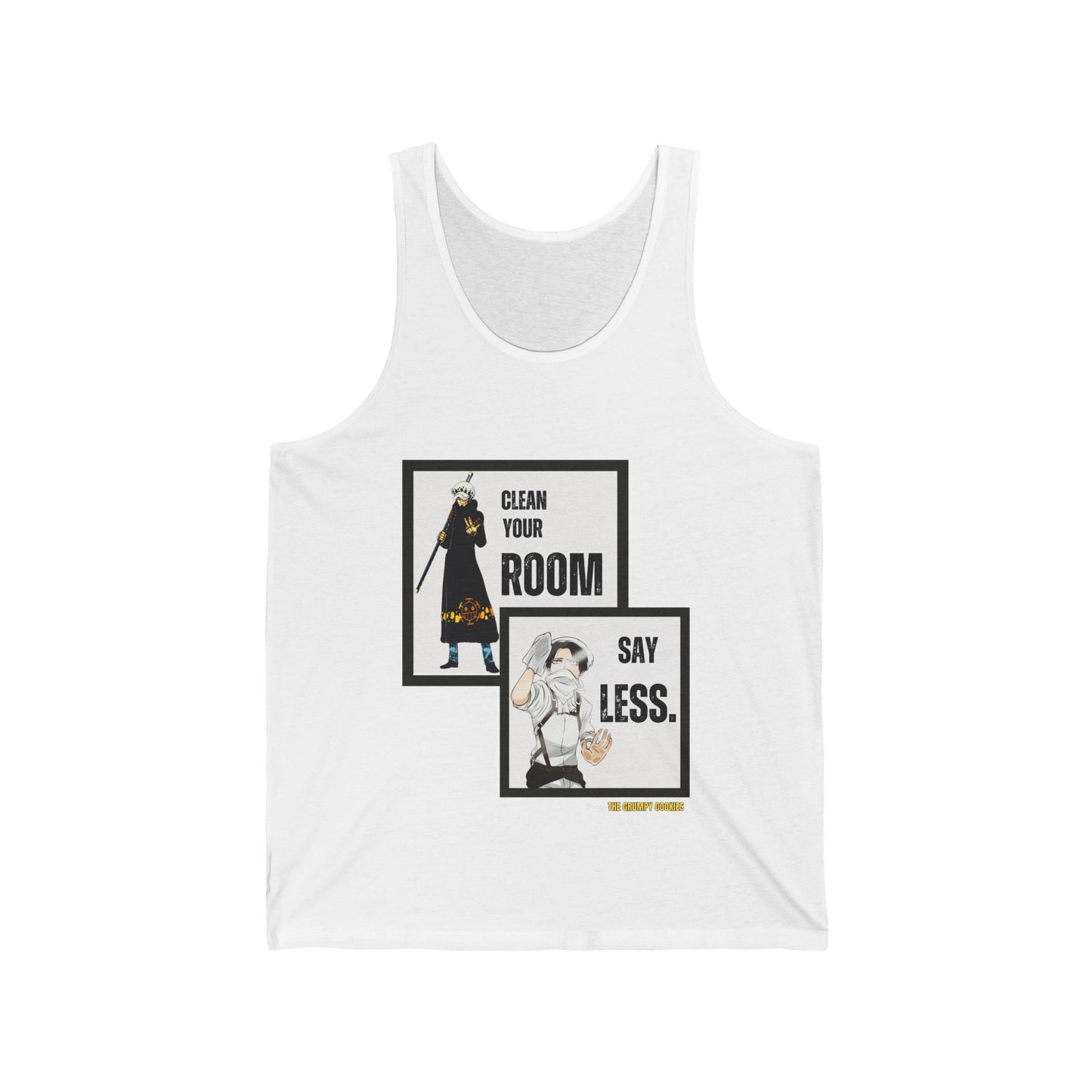 One Piece - Say Less Levi x Law Crossover Men's Jersey Tank