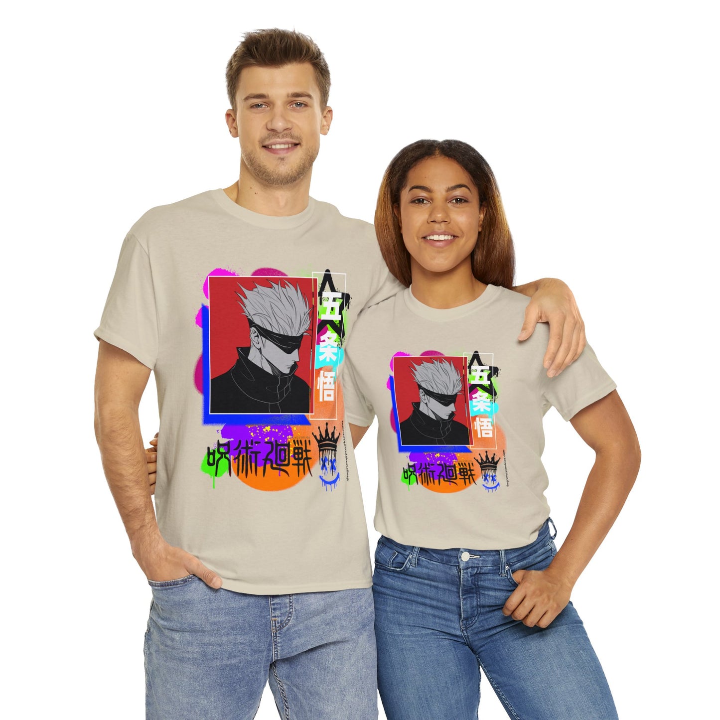 Jujutsu Kaisen - Emo Gojo Unisex Heavy Cotton Tee