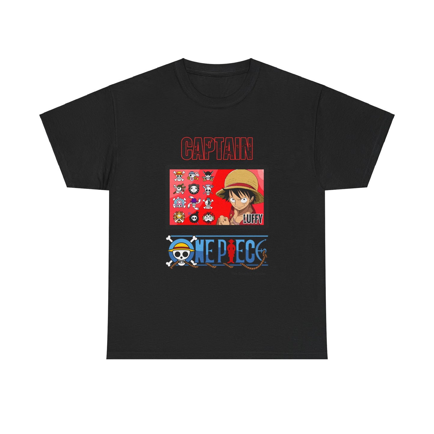 One Piece - Captain Luffy Unisex Heavy Cotton Tee