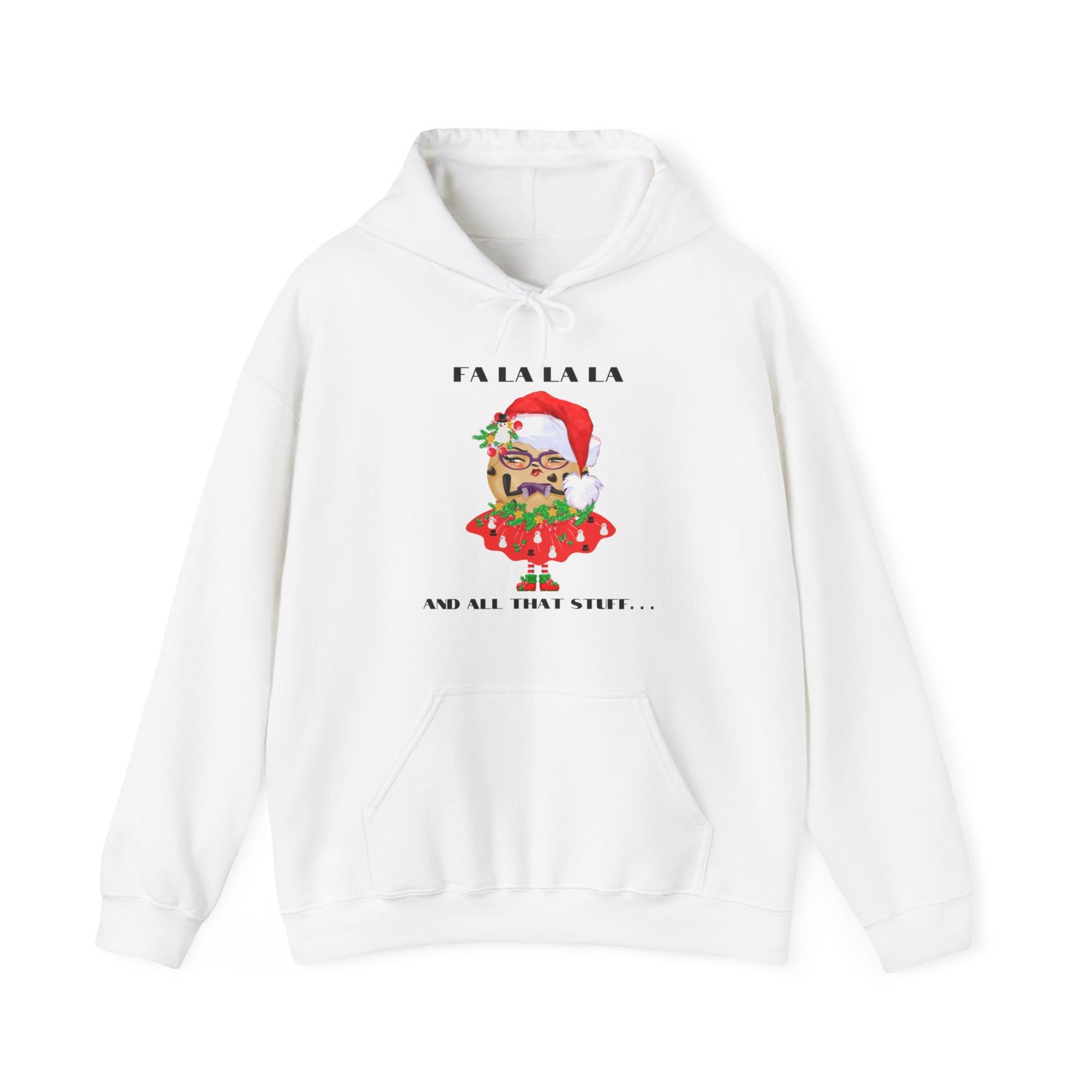 The Grumpy Cookies - Katrina Fa La La La Unisex Heavy Blend™ Hooded Sweatshirt