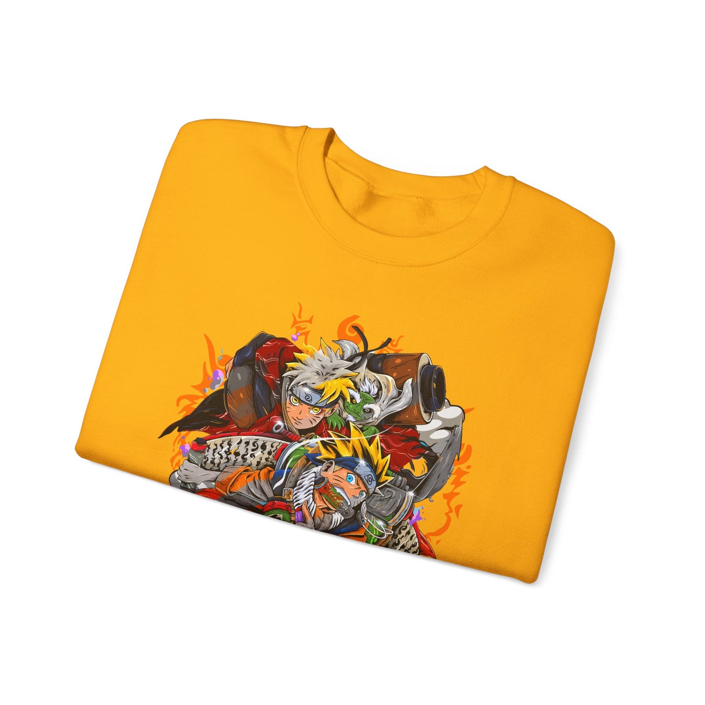 Naruto - The many faces of Naruto Unisex Heavy Blend™ Crewneck Sweatshirt