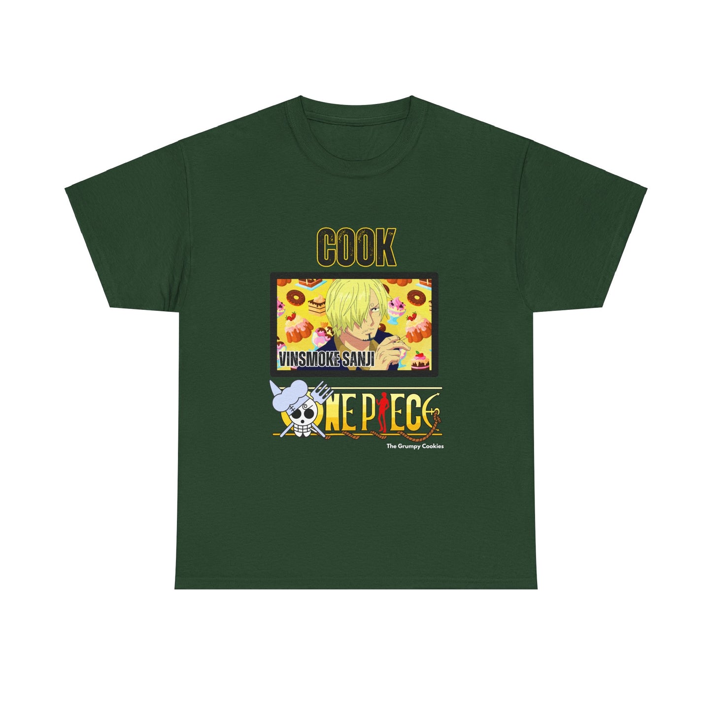 One Piece - Cook Sanji Unisex Heavy Cotton Tee